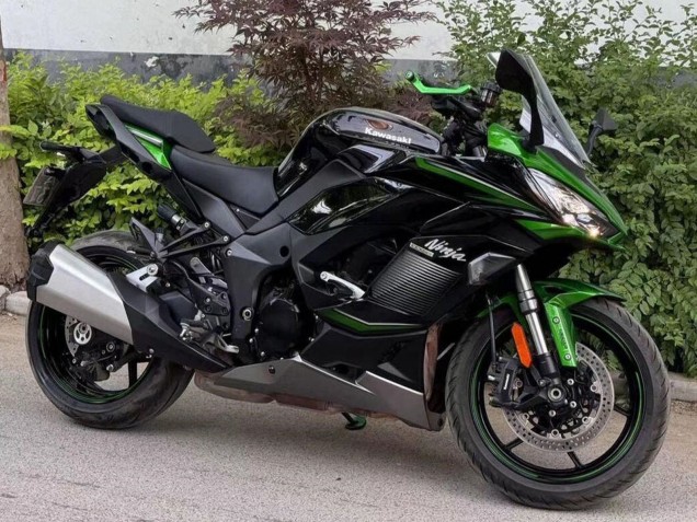 Billige Kawasaki Z1000SX Motorrad Verkleidung 2020-2025 - Schwarz Grau Grun Ninja