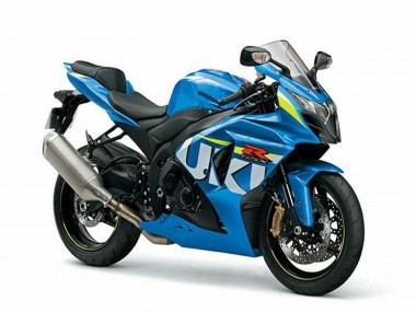 Billige Suzuki GSXR 1000 Motorrad Verkleidung Kit 2009-2016 - Blau Grun Weiss