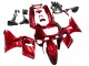 Billige Kawasaki ZZR600 Motorrad Verkleidung 1998-2003 - Rot mit Schwarz Flamme