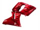 Billige Kawasaki ZZR600 Motorrad Verkleidung 1998-2003 - Rot mit Schwarz Flamme