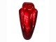 Billige Kawasaki ZZR600 Motorrad Verkleidung 1998-2003 - Rot mit Schwarz Flamme