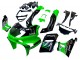 Billige Kawasaki ZZR600 Motorrad Verkleidung 1998-2003 - Grun Schwarz Monster Elf