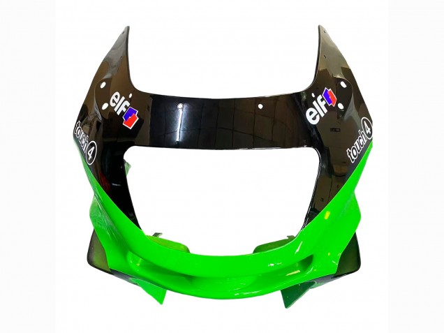 Billige Kawasaki ZZR600 Motorrad Verkleidung 1998-2003 - Grun Schwarz Monster Elf