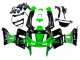 Billige Kawasaki ZZR600 Motorrad Verkleidung 1998-2003 - Grun Schwarz Monster Elf