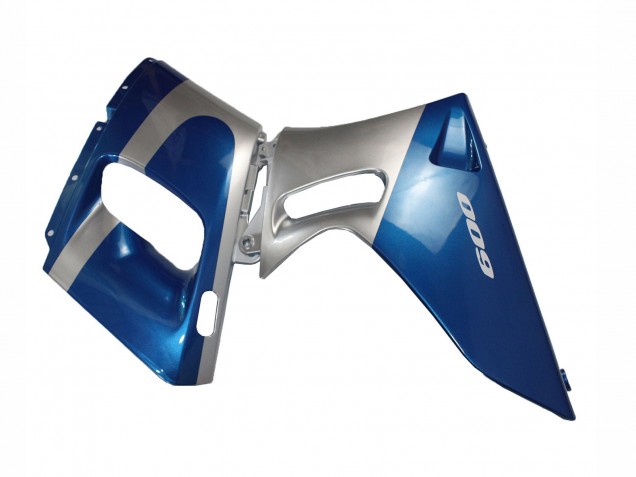 Billige Kawasaki ZZR600 Motorrad Verkleidung 1998-2003 - Blau Silber Schwarz