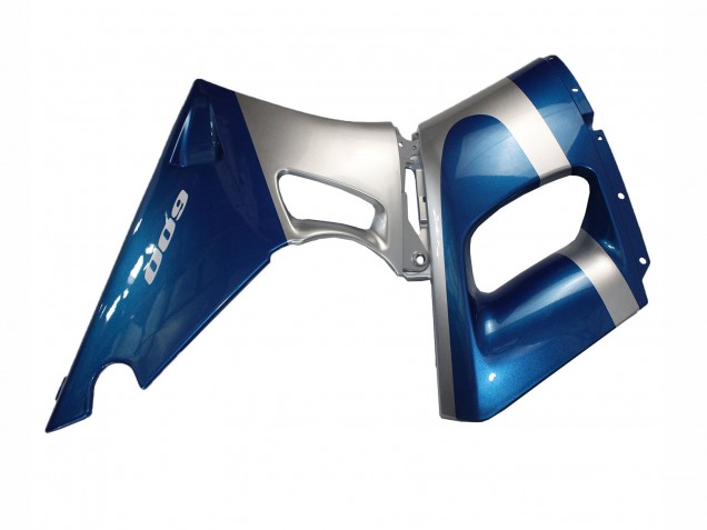 Billige Kawasaki ZZR600 Motorrad Verkleidung 1998-2003 - Blau Silber Schwarz
