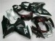 Billige Suzuki GSXR 1000 Motorrad Verkleidung 2009-2016 - Glanzendes Schwarz Silber Weiss