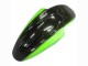 Billige Kawasaki ZZR400 Motorrad Verkleidung 1993-2007 - Grun Glanzendes Schwarz Flamme