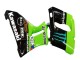 Billige Kawasaki ZZR600 Motorrad Verkleidung 1998-2003 - Grun Glanzendes Schwarz Blau Monster Elf Touch4 Bridgestone