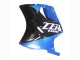 Billige Kawasaki ZZR1100 Motorrad Verkleidung 1990-1992 - Blau Glanzendes Schwarz