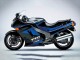 Billige Kawasaki ZZR1100 Motorrad Verkleidung 1990-1992 - Blau Glanzendes Schwarz