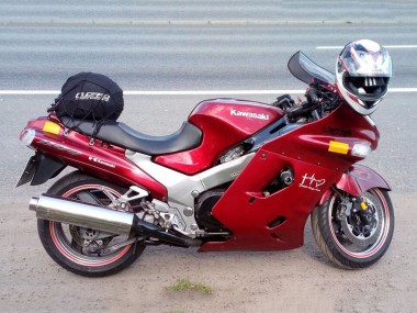 Billige Kawasaki ZZR1100 Motorrad Verkleidung 1993-2003 - Rot