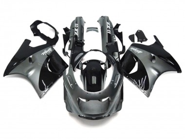 Billige Kawasaki ZZR1100 Motorrad Verkleidung 1993-2003 - Grau Schwarz Ninja