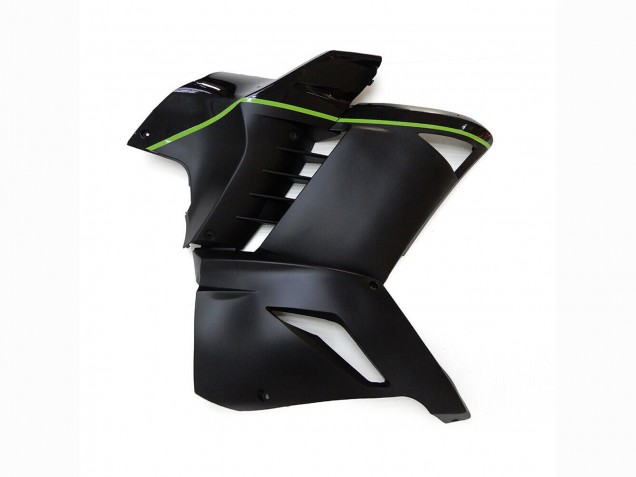 Billige Kawasaki GTR1400/ZG1400 Motorrad Verkleidung 2007-2009 - Matt Schwarz Grun Linie