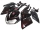 Billige Kawasaki GTR1400/ZG1400 Motorrad Verkleidung 2007-2009 - Kastanienbraun Rot Schwarz