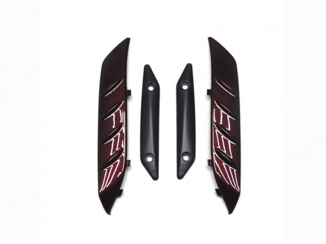 Billige Kawasaki GTR1400/ZG1400 Motorrad Verkleidung 2007-2009 - Kastanienbraun Rot Schwarz