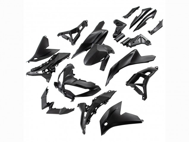 Billige Kawasaki Versys 650 Motorrad Verkleidung 2021-2024 - Matt Schwarz