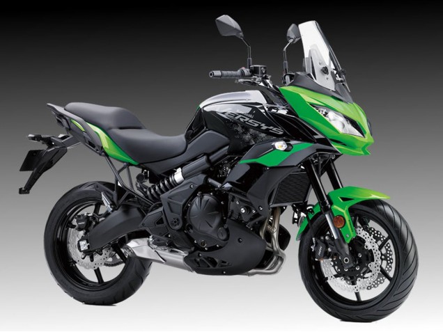 Billige Kawasaki Versys 650 Motorrad Verkleidung 2015-2021 - Grun Schwarz VERSYS