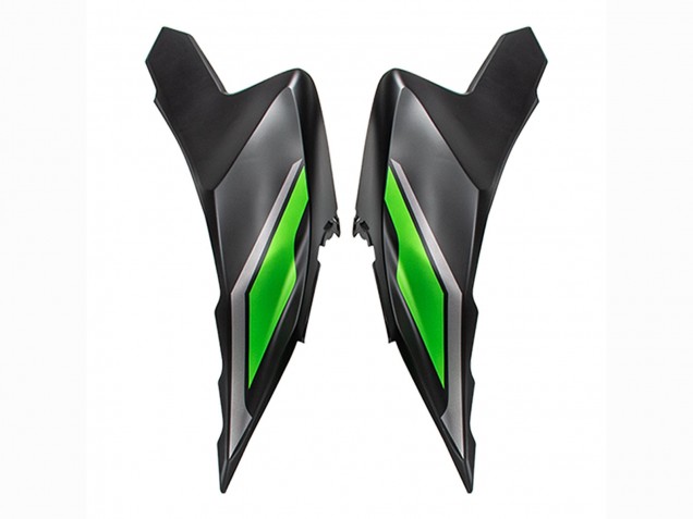 Billige Kawasaki Versys 650 Motorrad Verkleidung 2022-2025 - Grun Glanzendes Schwarz