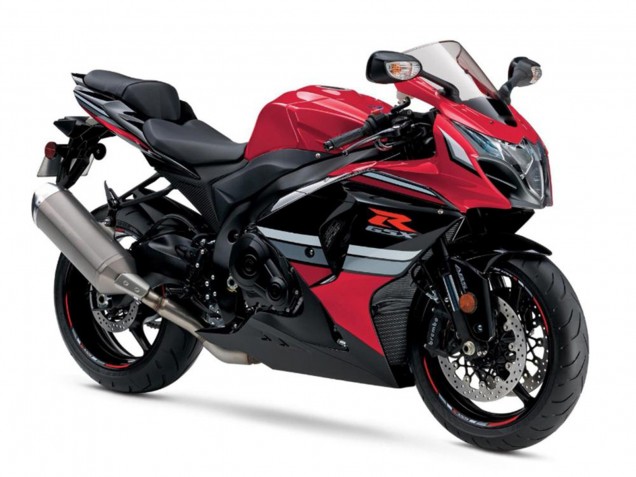 Billige Suzuki GSXR 1000 Motorrad Verkleidung 2009-2016 - Rot Grau