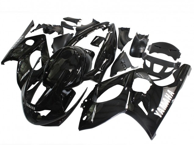 Billige Yamaha YZF600R Thundercat Motorrad Verkleidung 1996-2007 - Glanzendes Schwarz
