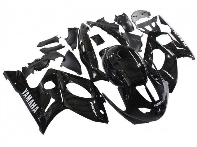 Billige Yamaha YZF600R Thundercat Motorrad Verkleidung 1996-2007 - Glanzendes Schwarz