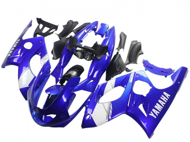 Billige Yamaha YZF600R Thundercat Motorrad Verkleidung 1996-2007 - Blau Weiss Silber
