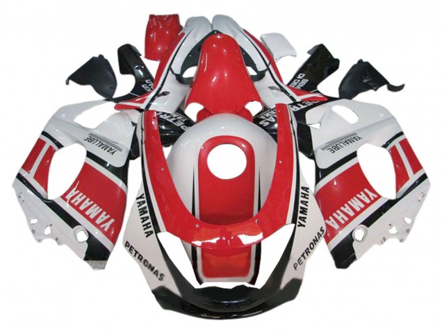 Billige Yamaha YZF600R Thundercat Motorrad Verkleidung 1996-2007 - Weiss Rot Schwarz Petronas Yamalube