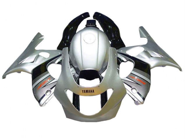 Billige Yamaha YZF600R Thundercat Motorrad Verkleidung 1996-2007 - Silber Grau Glanzendes Schwarz