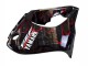 Billige Yamaha YZF 1000R Thunderace Motorrad Verkleidung 1997-2007 - Schwarz mit Dunkel Rot Flamme