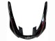 Billige Yamaha YZF 1000R Thunderace Motorrad Verkleidung 1997-2007 - Schwarz mit Dunkel Rot Flamme