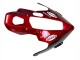 Billige Yamaha YZF 1000R Thunderace Motorrad Verkleidung 1997-2007 - Schwarz mit Dunkel Rot Flamme
