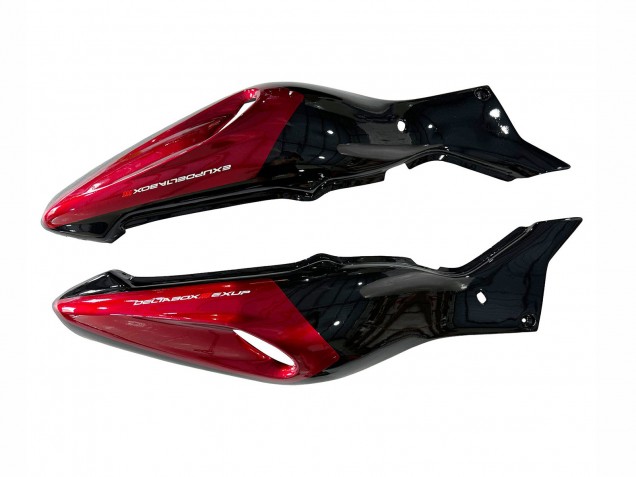 Billige Yamaha YZF 1000R Thunderace Motorrad Verkleidung Kit 1997-2007 - Schwarz mit Rot Flamme