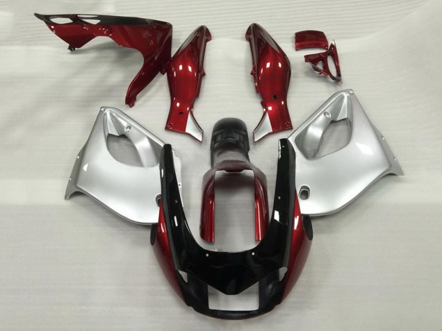 Billige Yamaha YZF 1000R Thunderace Motorrad Verkleidung 1997-2007 - Burgundy Silber