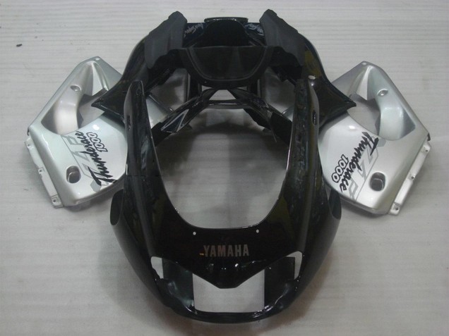 Billige Yamaha YZF 1000R Thunderace Motorrad Verkleidung 1997-2007 - Schwarz Silber Thunderace