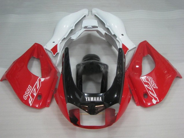 Billige Yamaha YZF 1000R Thunderace Motorrad Verkleidung 1997-2007 - Weiss Rot