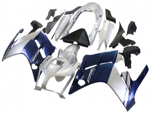 Billige Yamaha FJR1300 Motorrad Verkleidung 2001-2006 - Dunkel Blau Silber