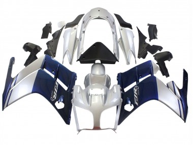 Billige Yamaha FJR1300 Motorrad Verkleidung 2001-2006 - Dunkel Blau Silber