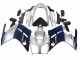 Billige Yamaha FJR1300 Motorrad Verkleidung 2001-2006 - Dunkel Blau Silber