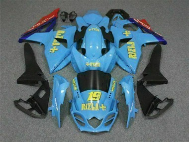 Billige Suzuki GSXR 1000 Motorrad Verkleidung 2009-2016 - Blau Gelb Rizla 19 Rot