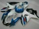 Billige Suzuki GSXR 1000 Abs Verkleidungen Kit 2009-2016 - Weiss Blau Schwarz