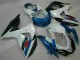 Billige Suzuki GSXR 1000 Abs Verkleidungen Kit 2009-2016 - Weiss Blau Schwarz