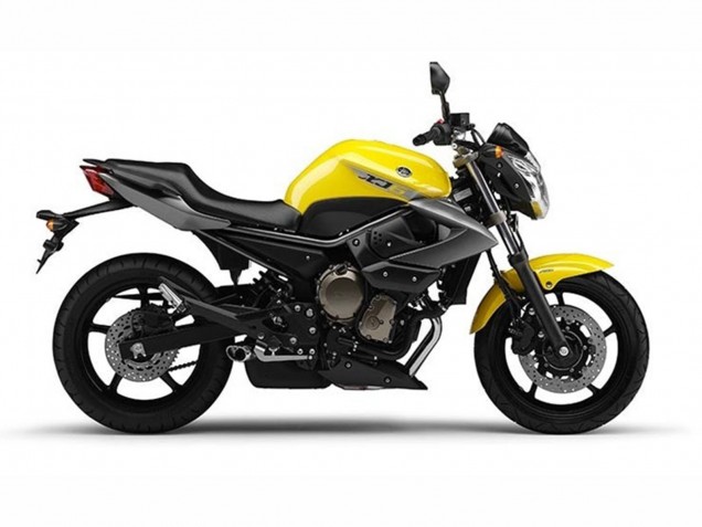 Billige Yamaha XJ6 Motorrad Verkleidung 2009-2012 - Schwarz Gelb