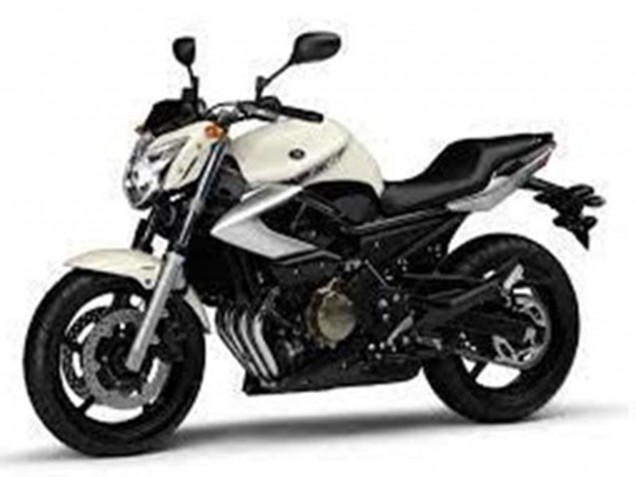 Billige Yamaha XJ6 Motorrad Verkleidung 2009-2012 - Weiss Silber Schwarz