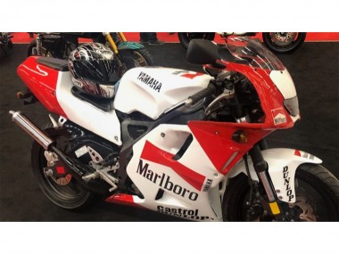 Billige Yamaha TZR250 3XV Motorrad Verkleidung 1991-1994 - Weiss Rot Marlboro Castrol Dunlop