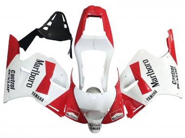 Billige Yamaha TZR250 3XV Motorrad Verkleidung 1991-1994 - Weiss Rot Marlboro Castrol Dunlop