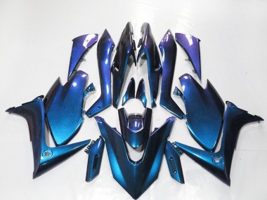 Billige Yamaha TMAX560 Motorrad Verkleidung 2019-2021 - Gradient Dunkel Blau Lila