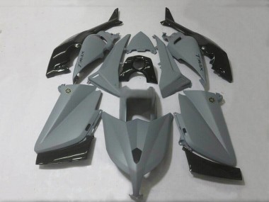 Billige Yamaha TMAX530 Motorrad Verkleidung 2012-2014 - Matt Grau Glanzendes Schwarz
