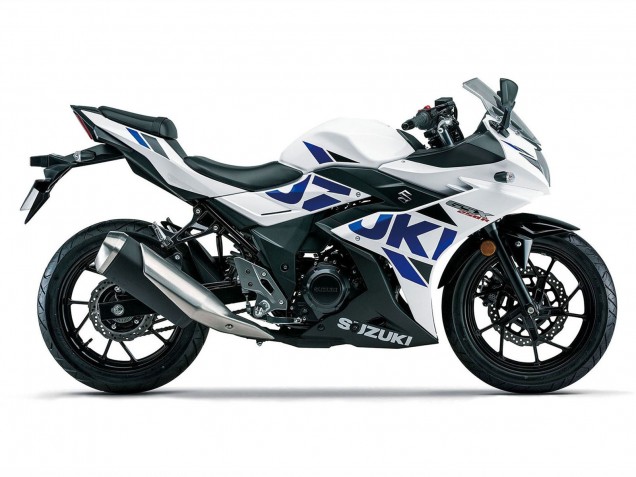Billige Suzuki GSX250R Motorrad Verkleidung 2017-2020 - Weiss Blau Schwarz