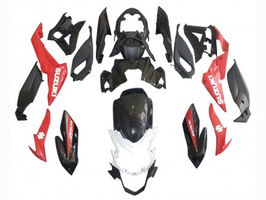 Billige Suzuki GSX-S 750 Motorrad Verkleidung 2017-2022 - Rot Weiss